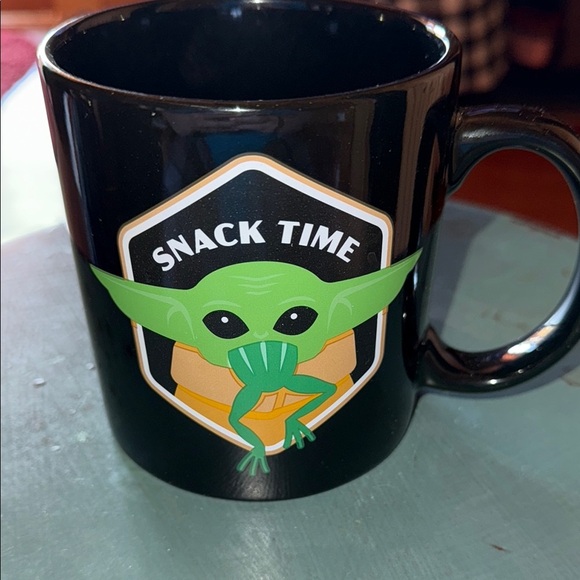 Star Wars The Mandalorian Black Snack Time Mug. (ST 1) - Picture 1 of 4